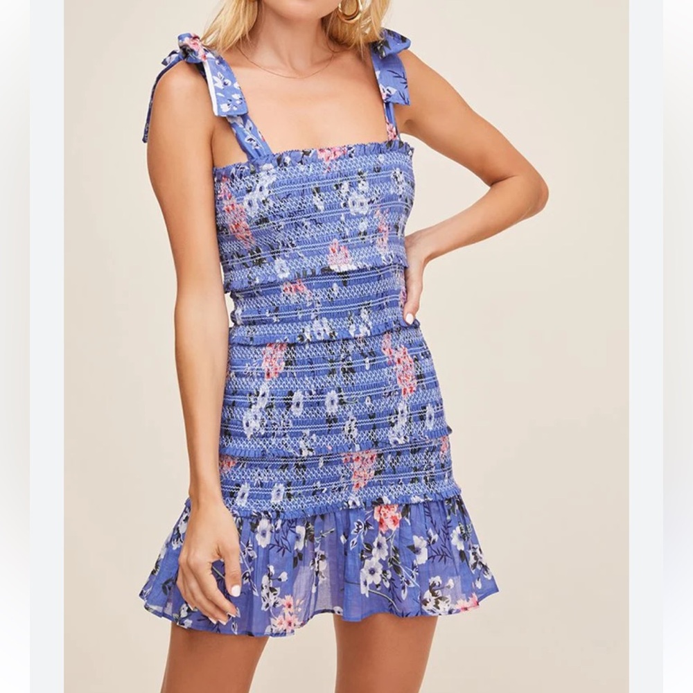 ASTR Anais Smocked Dress
